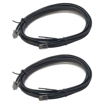 Digitrax DC Power Packs, DCC, Sound & Control Systems Digitrax LNC82 LocoNet Cable pkg(2) - 8' 2.4m, All Scale