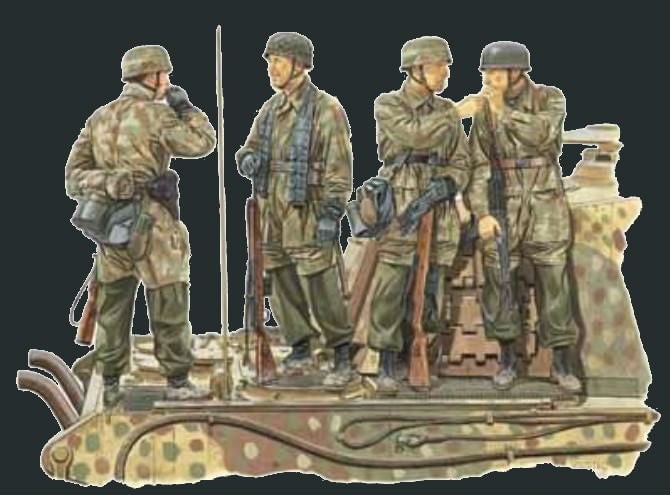 Dragon MILITARY MODEL Dragon 1/35 3rd Fallschirmjager Div Pt2 Ardennes 1944 (4) Kit