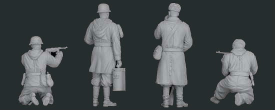 Dragon MILITARY MODEL Dragon Battle of Kharkov Soldiers Winter Dress 1943 (4) 1/35