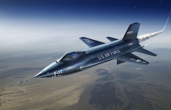 Dragon MODEL AIRPLANES Dragon 1/144 X15 USAF Rocket-Pwd Experimental Aircraft (2) Kits