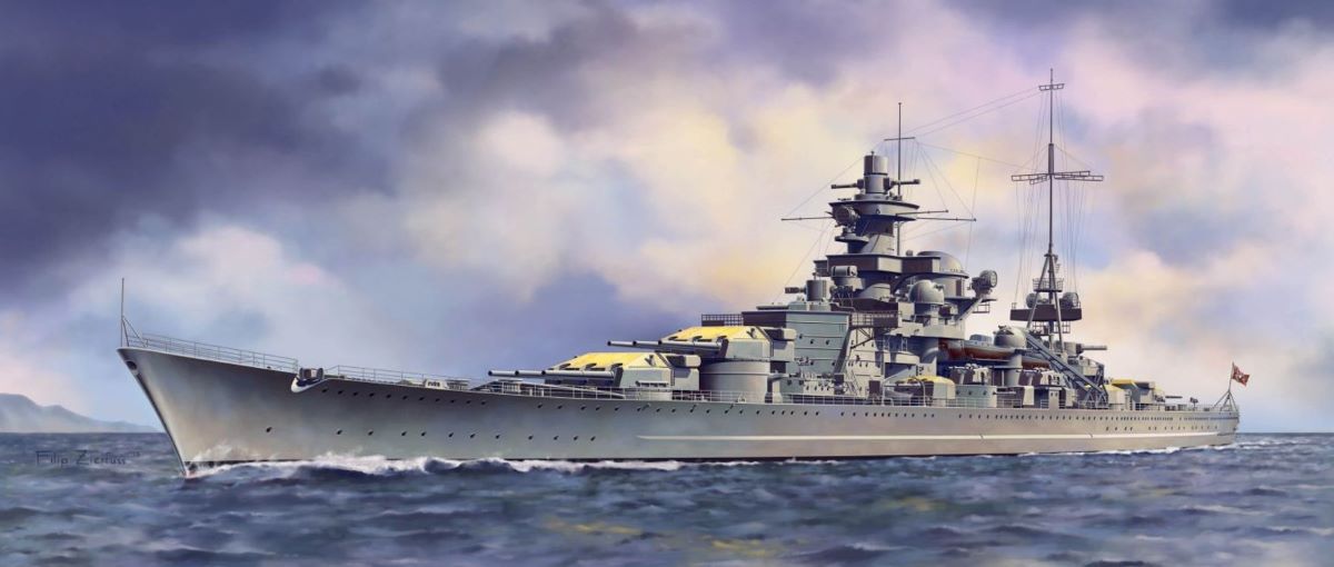 Dragon MODEL SHIPS Dragon 1/350 German Scharnhorst Battleship 1941 Kit