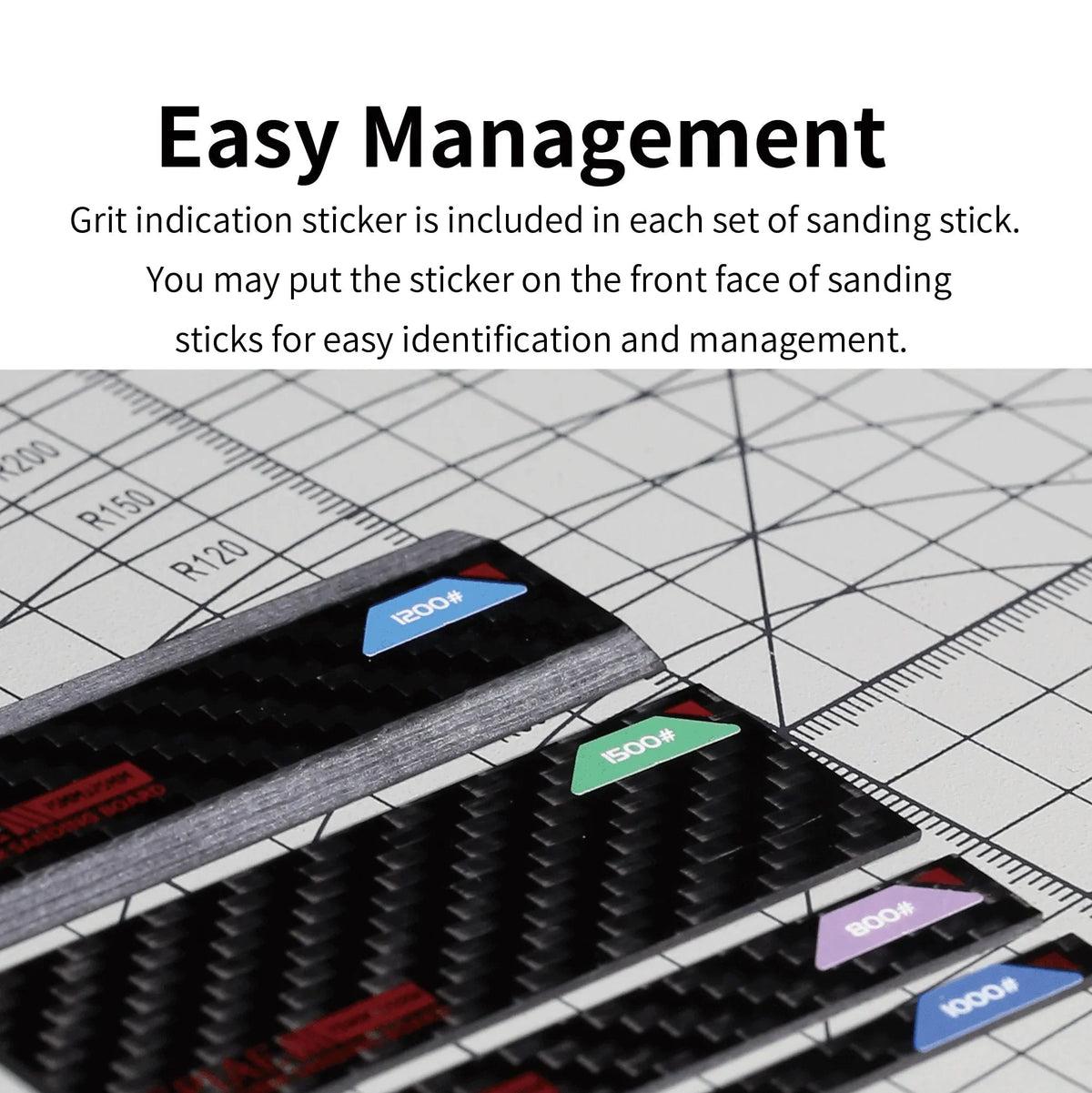 DSPIAE Accessories DSPIAE Carbon Fiber Sanding Board CFB-25