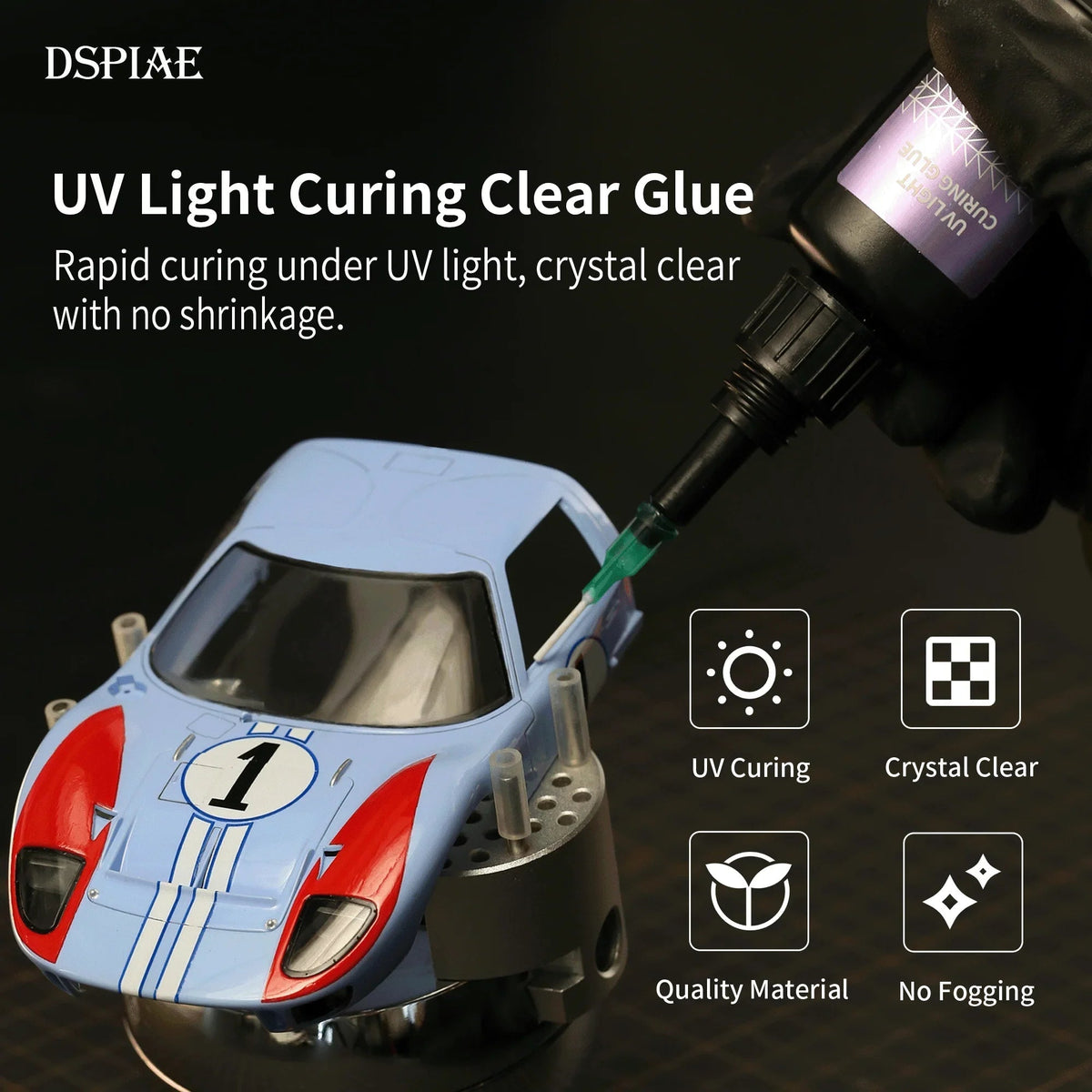 DSPIAE Accessories DSPIAE Ultraviolet Light Curing Glue UV-G