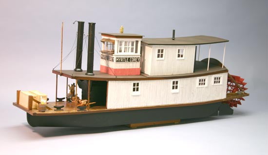 Dumas MODEL SHIPS Dumas Boats 1/20 (38") Myrtle Corey Memphis River Towboat Kit