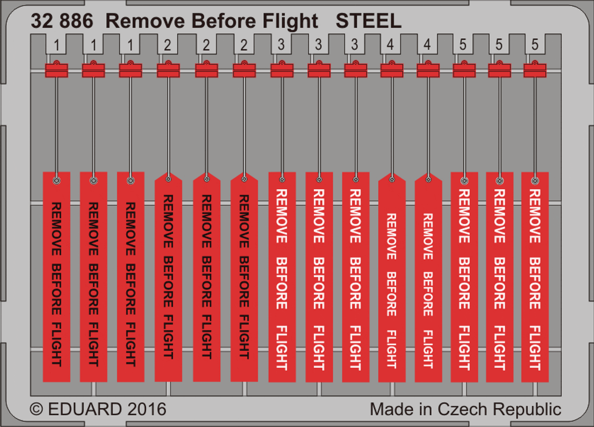 Eduard Eduard 1/32 Remove Before Flight Steel (Pre-Painted)