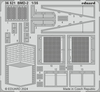 Eduard Eduard 1/35 BMD-2 Photo etched setFor Hobby Boss