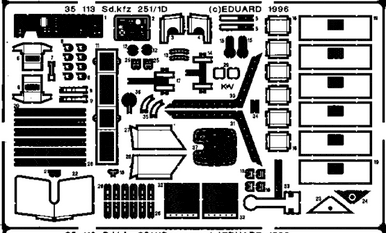 Eduard Eduard 1/35 Sd.Kfz.251/1 Ausf.D for Tamiya