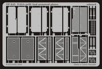 Eduard Eduard 1/35 T-55A grill and armoured platesfor Tamiya 35257