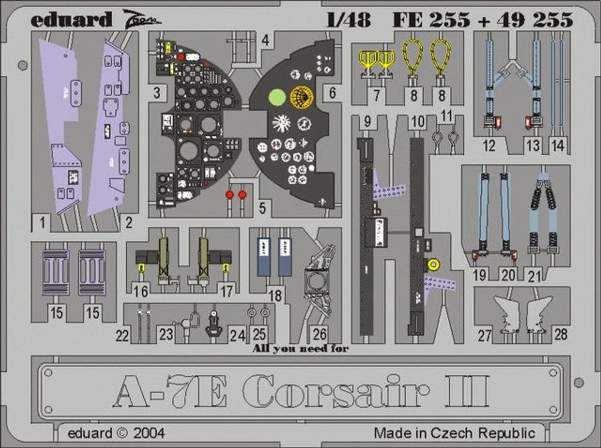 Eduard Eduard 1/48 A7E for HSG (Pre-Painted)