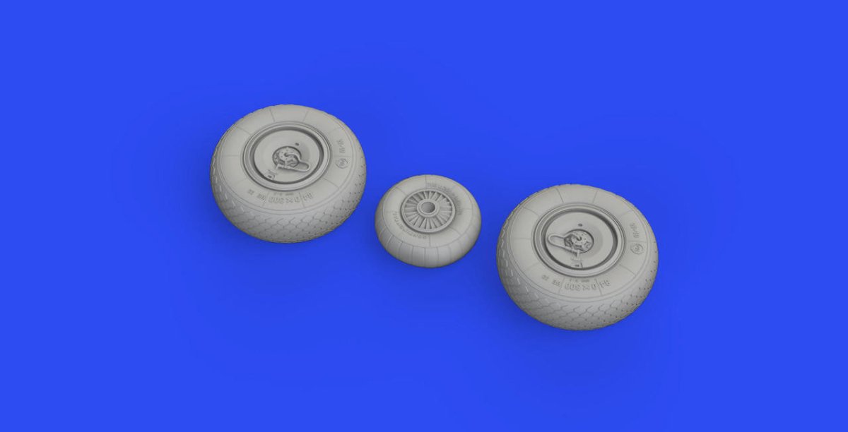Eduard Eduard 1/48 Ar234B Wheels for HSG & Hobby 2000 (Mask & Resin)