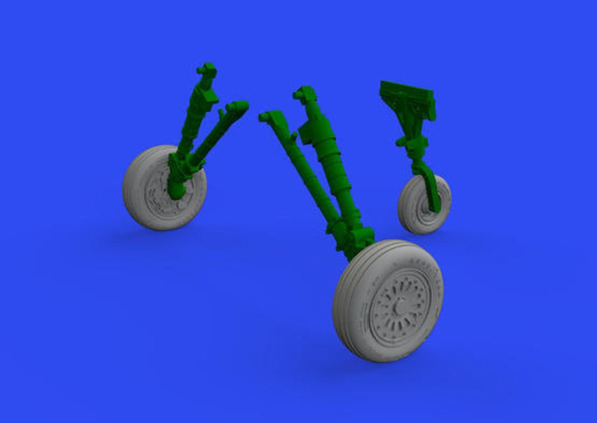 Eduard Eduard 1/48 Brassin F-16C wheels early for Kinetic