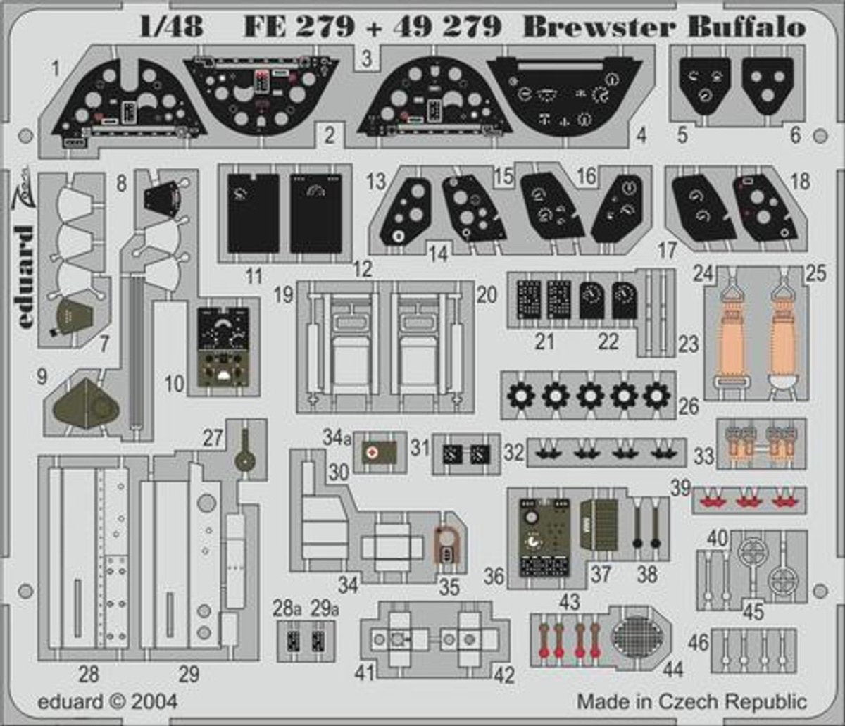 Eduard Eduard 1/48 Brewster Buffalo for Tamiya