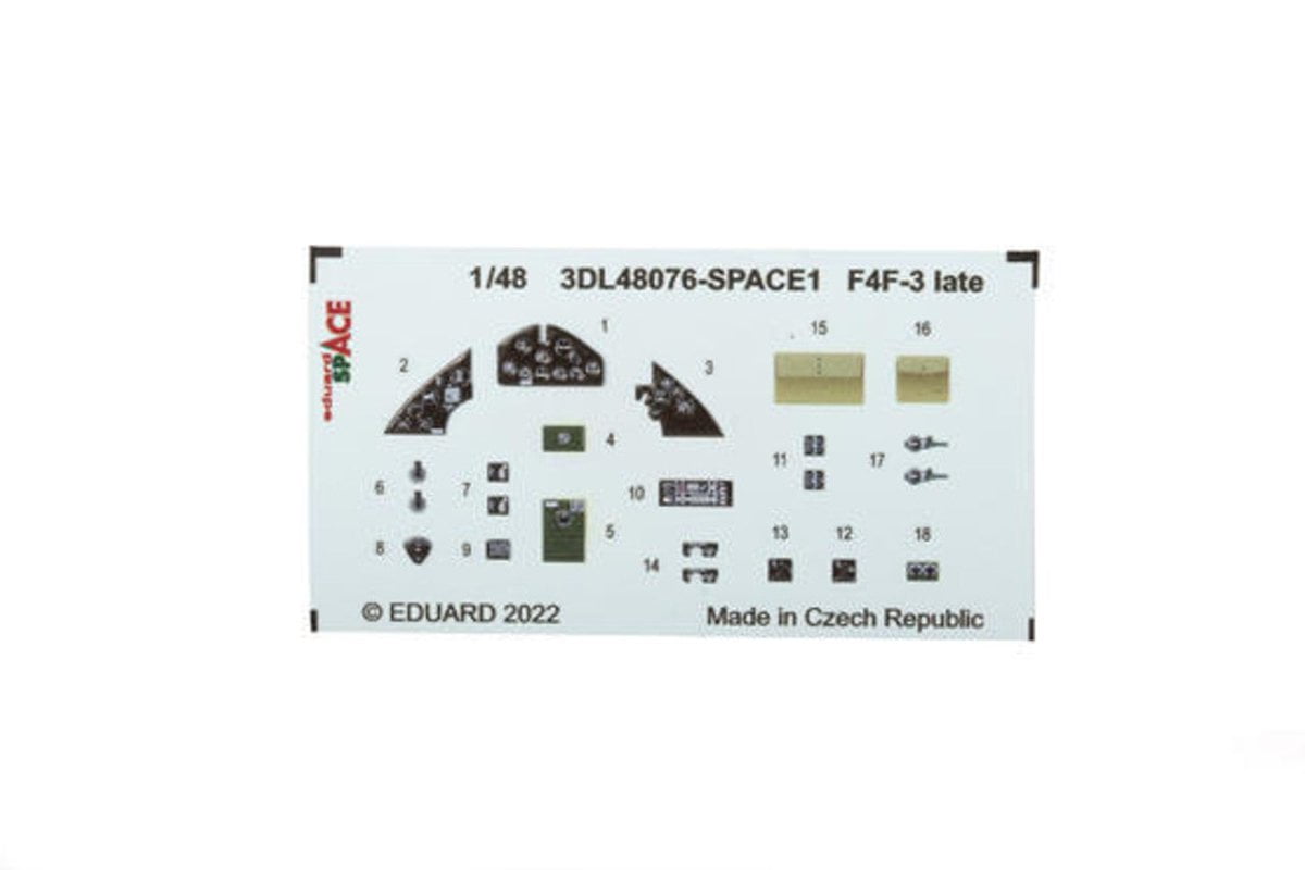 Eduard Eduard 1/48 F4F-3 late Space for Eduard