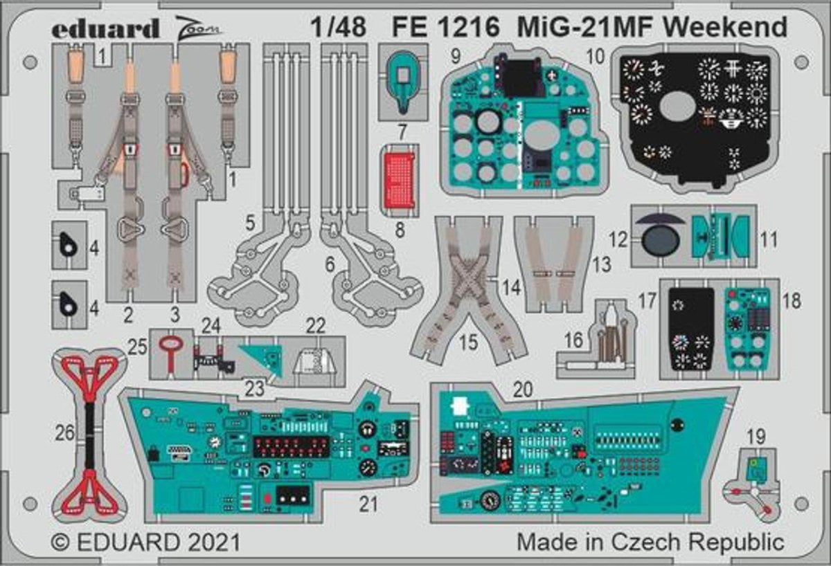 Eduard Eduard 1/48 MiG-21MF Weekend for Eduard