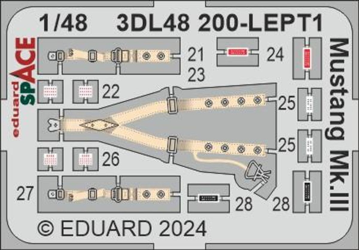 Eduard Eduard 1/48 Mustang Mk.III Space for EDUARD