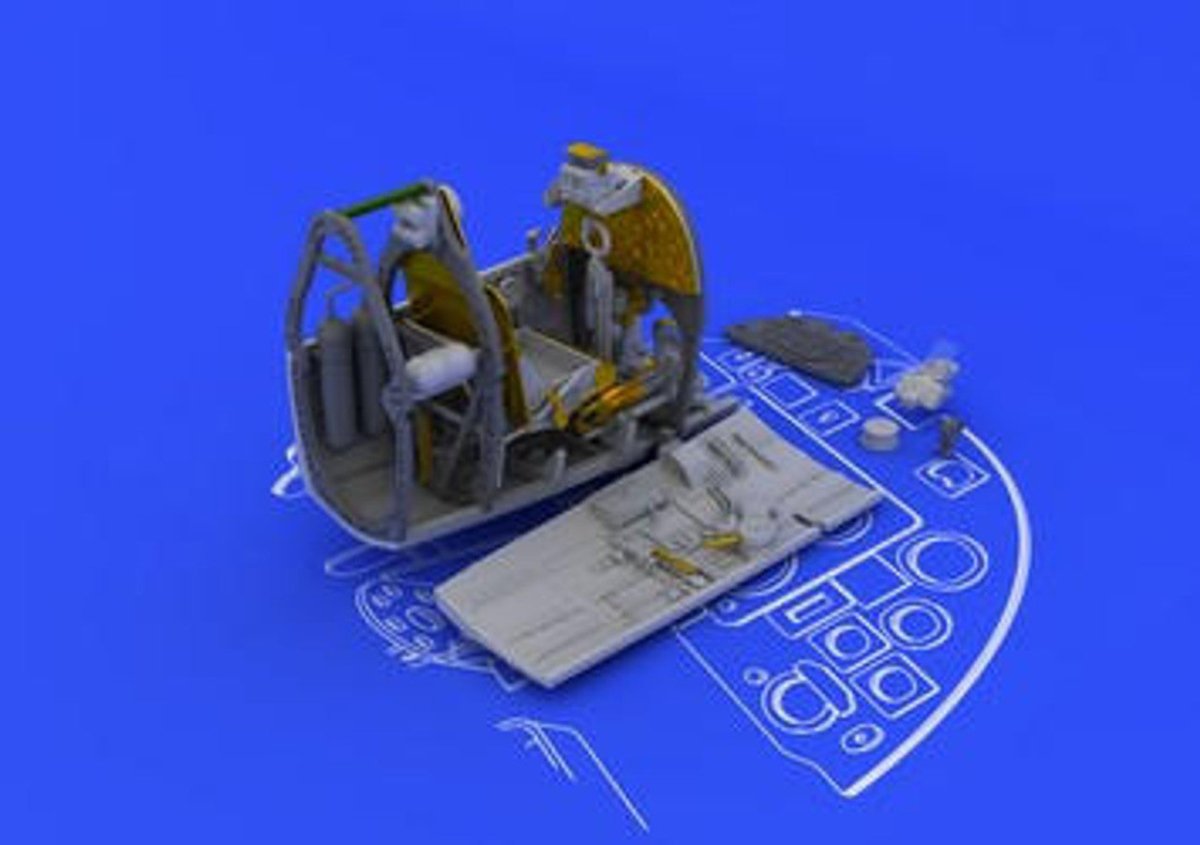 Eduard Eduard 1/48 Spitfire Mk IX Cockpit for EDU (PE & Resin)