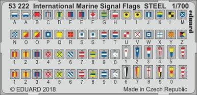 Eduard Eduard 1/700 International Marine Signal Flags Steel (Pre-Painted)