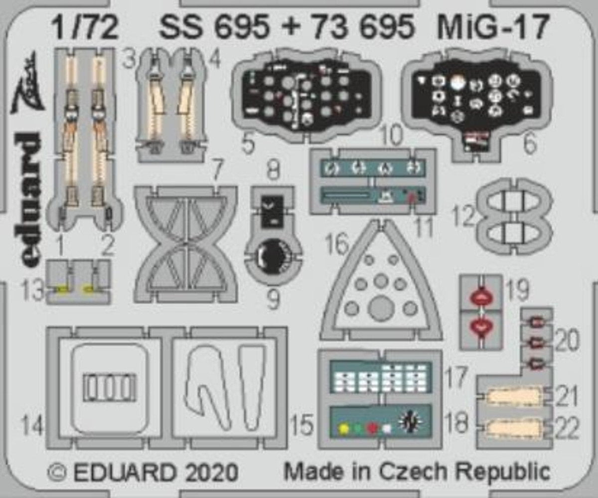 Eduard Eduard 1/72 MiG17 for AIR (Pre-Painted)