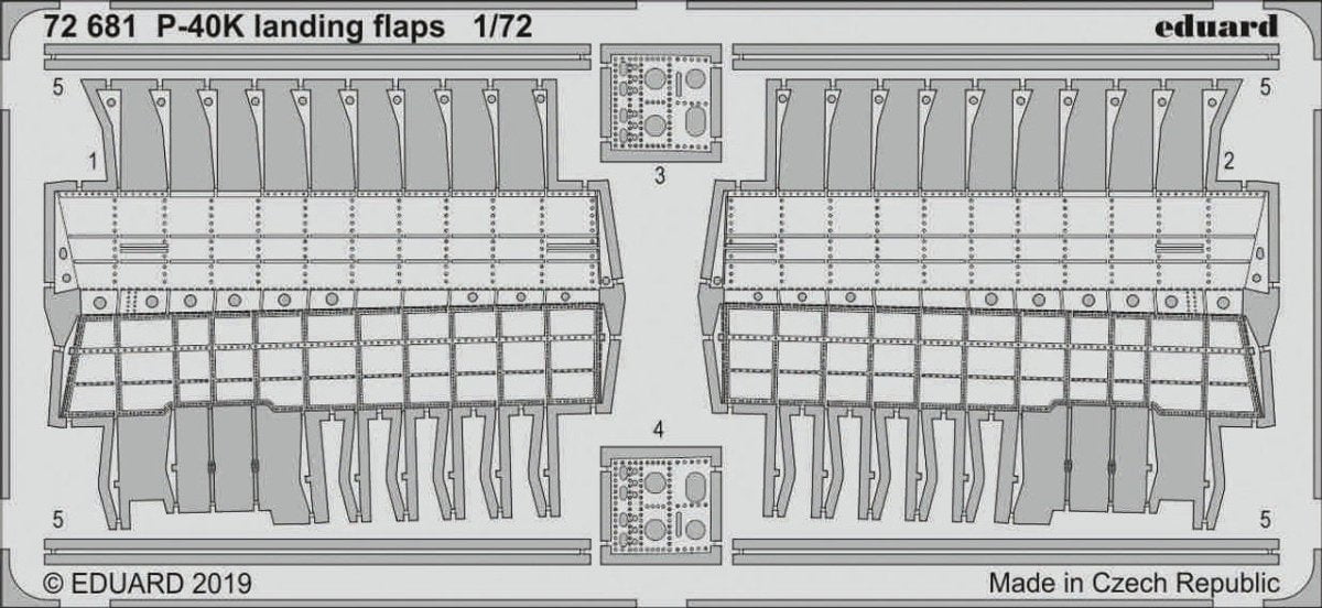 Eduard Eduard 1/72 P-40K Landing Flaps for Special Hobby