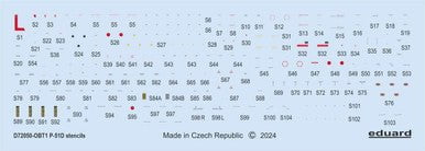 Eduard Eduard 1/72 P-51D stencils for EDUARD