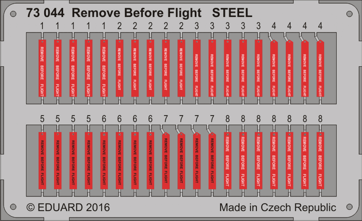 Eduard Eduard 1/72 Remove Before Flight Steel (Pre-Painted)
