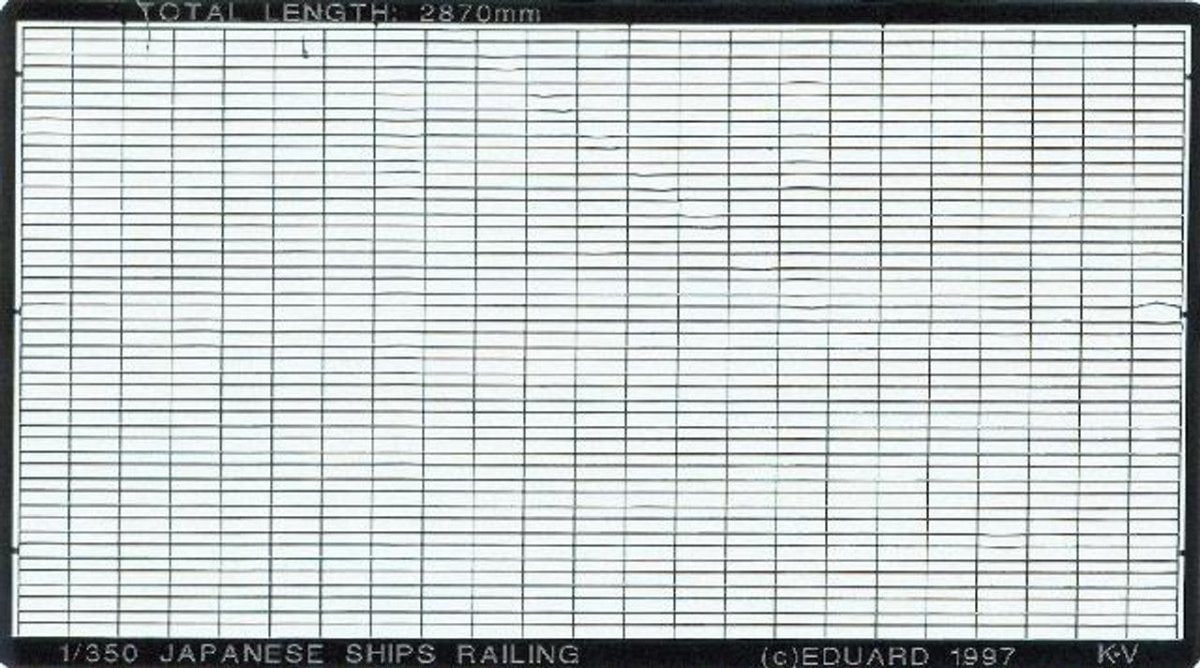 Eduard Eduard Eduard 1/350 Japanese Railings