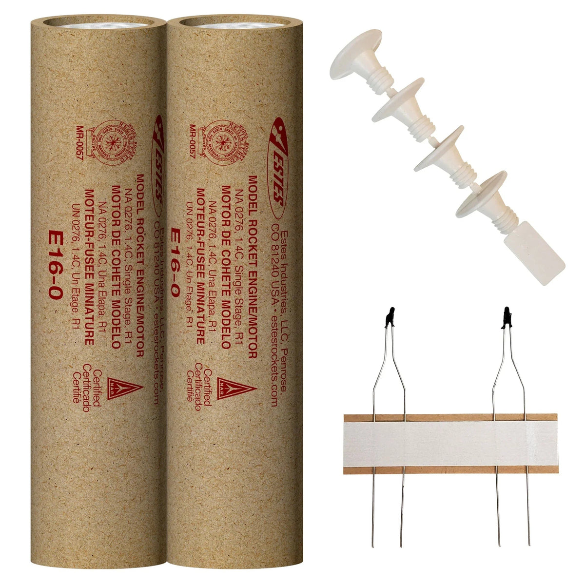 Estes Rockets Model Rocketry Estes Rockets E16-0 Engines (29 mm)