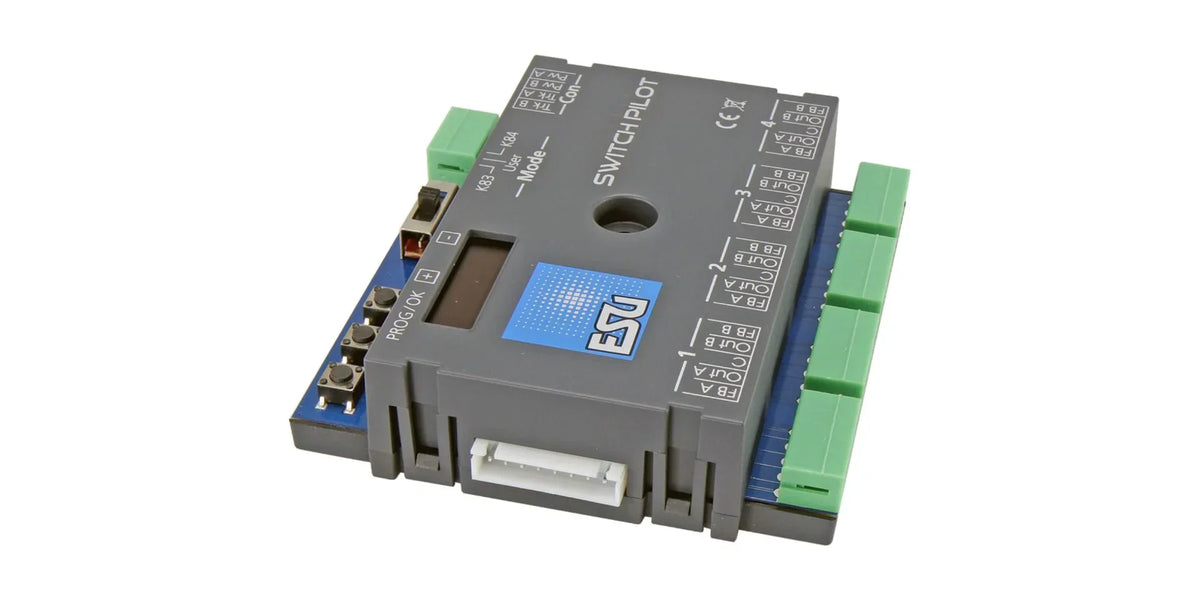 ESU ESU 51830 SwitchPilot 3, Accessory Decoder for 4 Turnouts