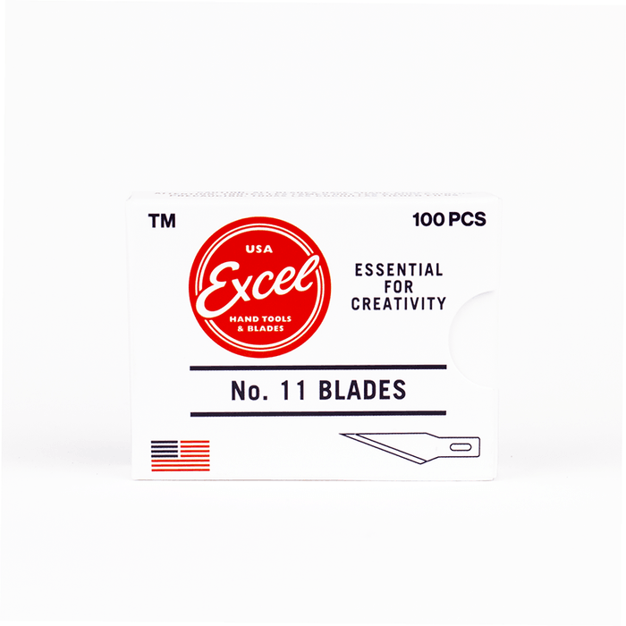 Excel Hobby Tools Hobby Building Accessories Excel #11 Blade 100pcs 22611
