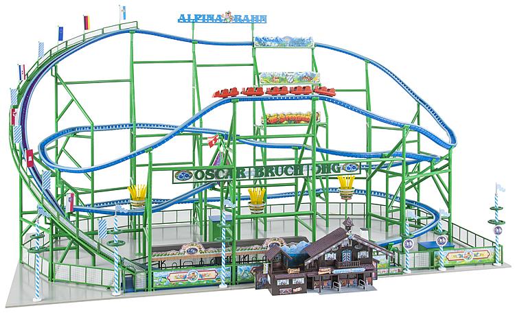 Faller MODEL TRAINS Faller HO Alpina-Bahn Roller Coaster w/Motorized Lift Kit