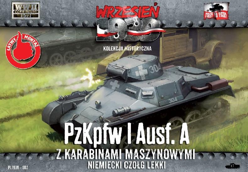 First to Fight MILITARY MODEL First To Fight 1/72 PzKpfw I Ausf A German Light Tank Kit