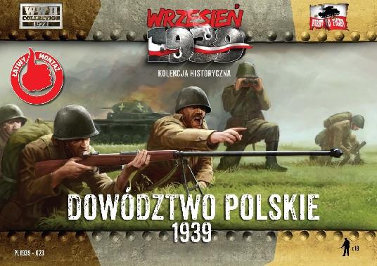 First to Fight MILITARY MODEL First To Fight 1/72 WWII Polish Headquarters Infantry Officers (18) Kit
