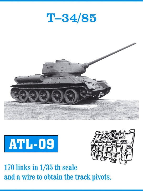 Friulmodel MILITARY MODEL Friulmodel Military 1/35 T34/85 Track Set (170 Links)