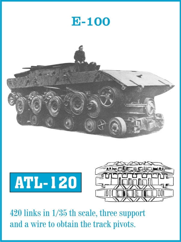 Friulmodel MILITARY MODELS Friulmodel Military 1/35 E100 Track Set (420 Links)