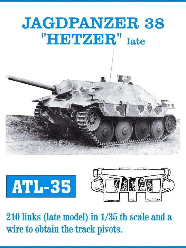 Friulmodel MILITARY MODELS Friulmodel Military 1/35 Jagdpanzer 38 Hetzer Late Track Set (210 Links)