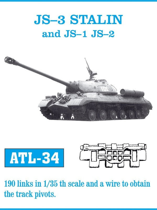 Friulmodel MILITARY MODELS Friulmodel Military 1/35 JS3/JS1/JS2 Stalin Track Set (190 Links)