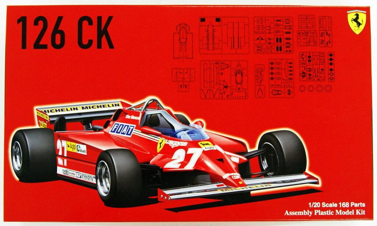 Fujimi MODEL CARS Fujimi 1/20 Ferrari 126CK 1981 Race Car Kit