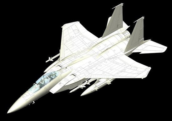 Great Wall Hobby MODEL AIRPLANES Great Wall Hobby 1/48 F15B/D USAF & Israeli Tactical Fighter (2 in 1) Kit