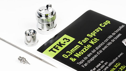Grex Airbrushes1 TFK-3 - Grex Fan Spray Cap with Nozzle Kit, 0.3mm