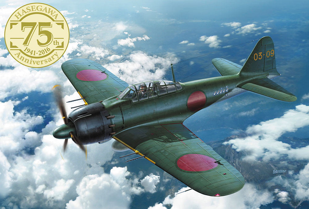 Hasegawa MODEL AIRPLANES Hasegawa 1/32 Mitsubishi A6M5c Zero Zeke Type 52 Fighter (New Tool) Kit