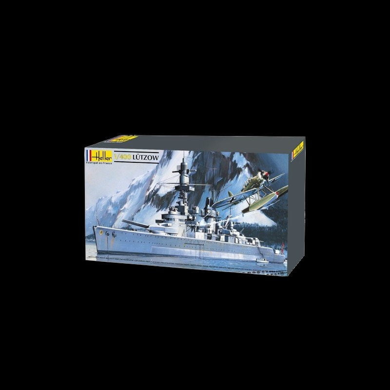 Heller MODEL SHIPS Heller 1/400 Lutzow German Pocket Battleship Kit