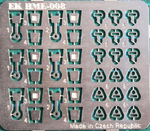 Highlight Model Studio MODEL CAR ACCESSORIES Highlight Model Studio 1/24-1/25 Safety Belt Locks Set (2 Styles)