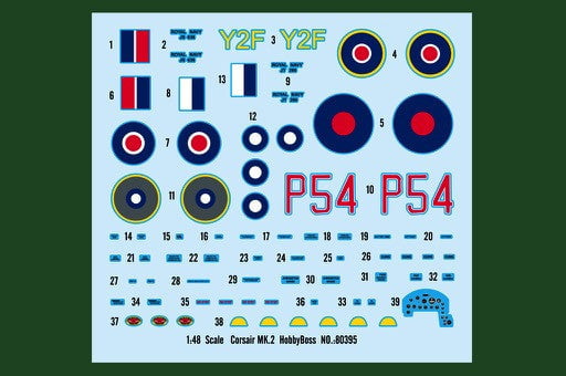 Hobby Boss MODEL AIRPLANES Hobby Boss 1/48 Corsair MK.2 Kit