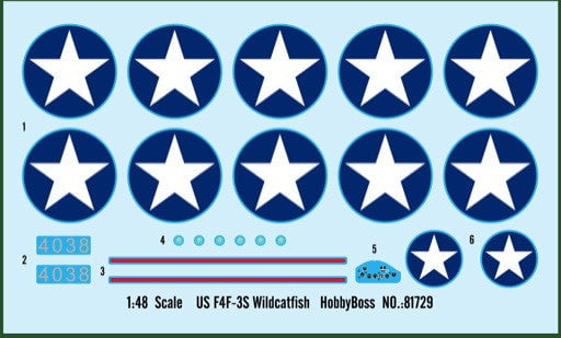 Hobby Boss MODEL AIRPLANES Hobby Boss 1/48 F4F-3S Wild Catfish Kit