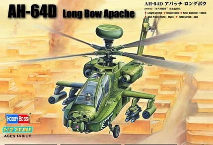 Hobby Boss MODEL AIRPLANES Hobby Boss 1/72 AH-64D Apache Longbow Kit