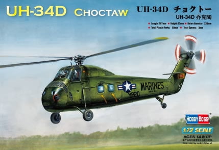 Hobby Boss MODEL AIRPLANES Hobby Boss 1/72 UH-34D Choctaw Kit
