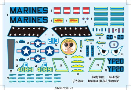 Hobby Boss MODEL AIRPLANES Hobby Boss 1/72 UH-34D Choctaw Kit