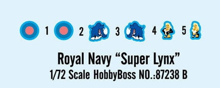 Hobby Boss MODEL AIRPLANES Hobby Boss 1/72 Westland Super Lynx Kit