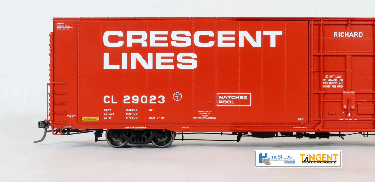 HomeShops HomeShops HFB-004-001 CL - Crescent Lines #29001 Greenville 86' Double Plug Door Boxcar HO Scale