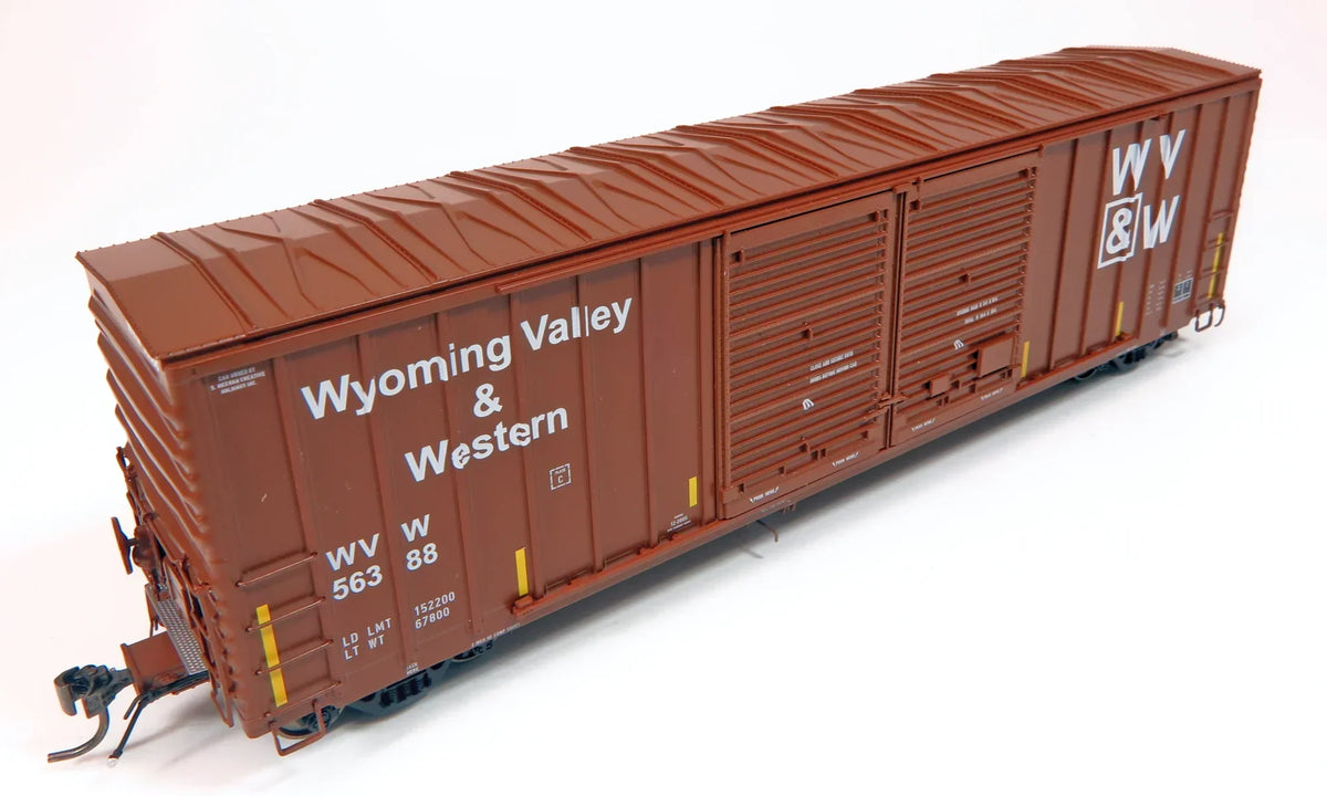 HomeShops HomeShops HFB-035-001 WVW Wyoming Valley & Western #56319 - Rapido PC&F 5258 50' Double Door Box Car HO Scale
